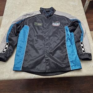 Nascar Black and Blue Performance Jacket